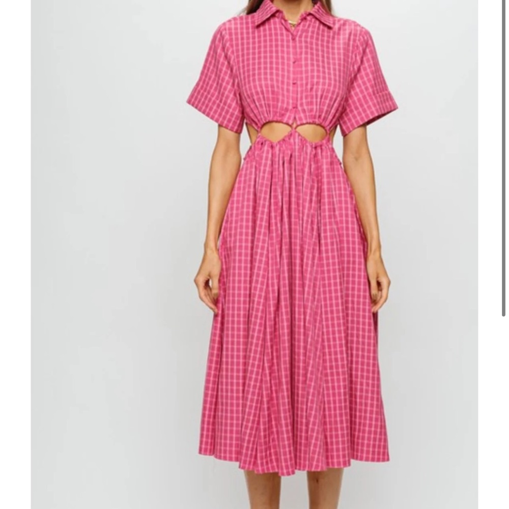 Sofie the Label Pink Checkered Dress